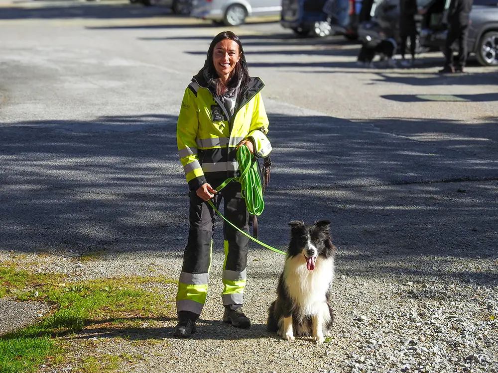 Border Collie Cash und sein Mensch