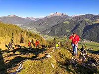 Auf geht's! Wanderung zur Teufelsgasse.