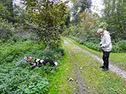 Person gefunden! Dafür wird der Hund natürlich belohnt.